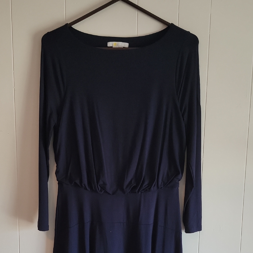 Boden Midnight Blue Long Sleeve Dress US Size 8